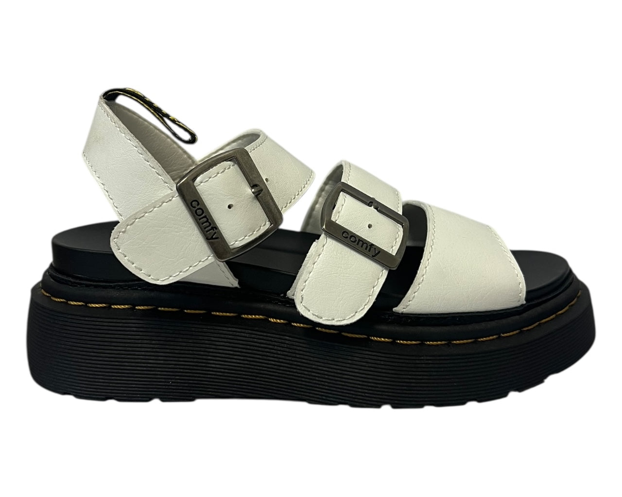 Ankle Strap Platform Gladiator Sandals Black