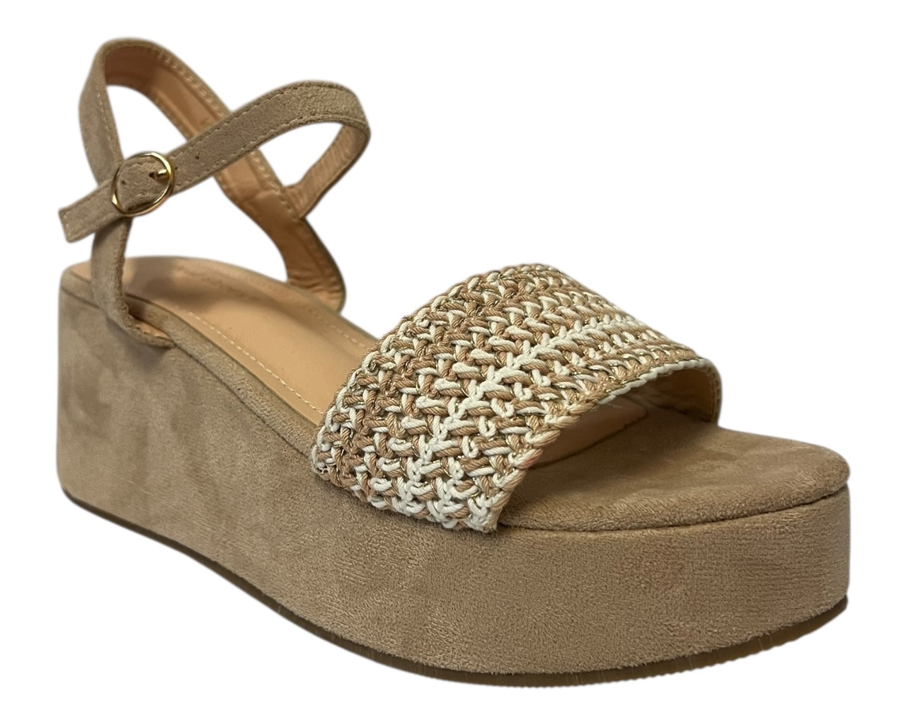 Women's Ankle Strap Platform Wedge Padded Sandals