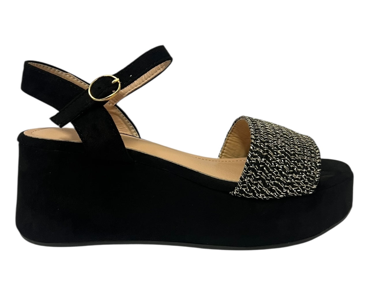 Women's Ankle Strap Platform Wedge Padded Sandals