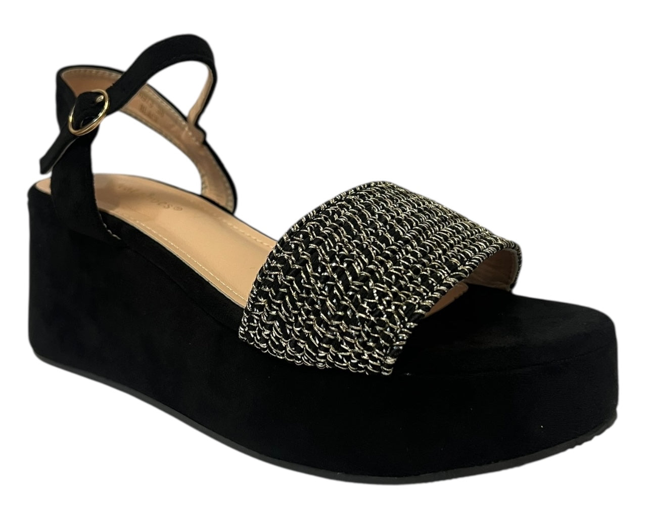 Women's Ankle Strap Platform Wedge Padded Sandals