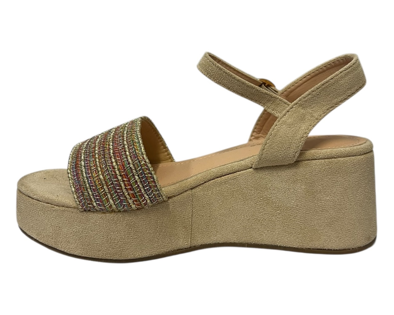 Women's Ankle Strap Platform Wedge Padded Sandals