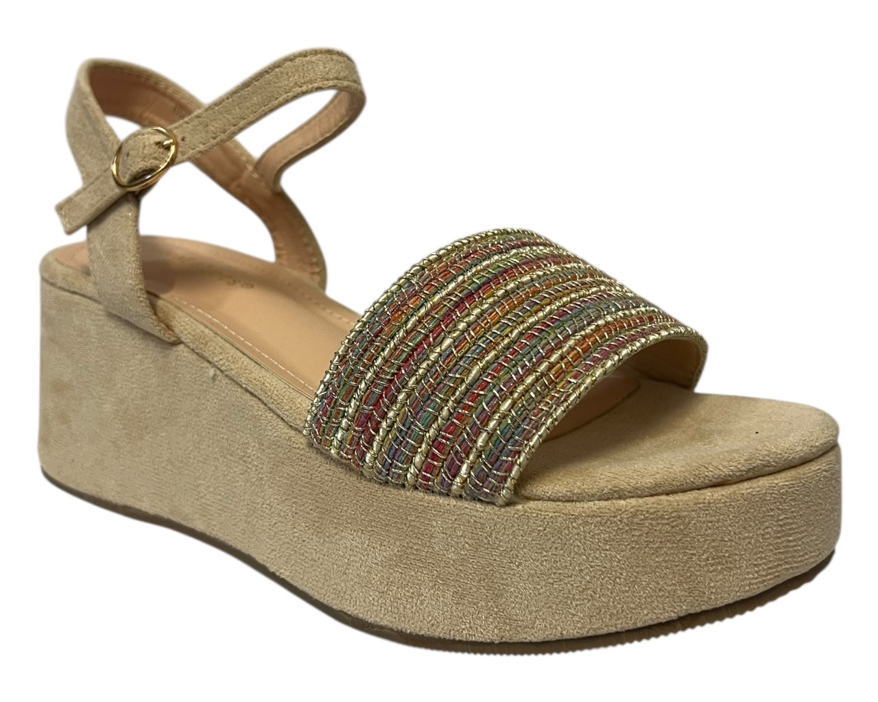 Women's Ankle Strap Platform Wedge Padded Sandals
