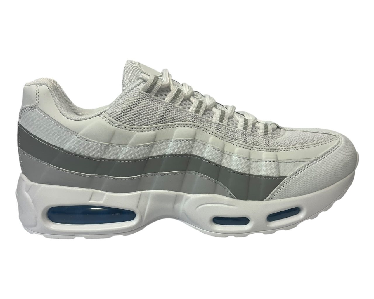 Air-Cushioned Sports Sneakers with Laces