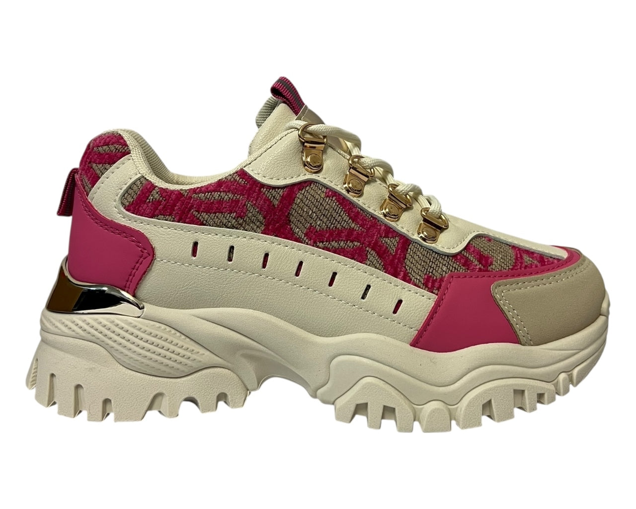 Chunky Sole Lace Up Sports Trainers