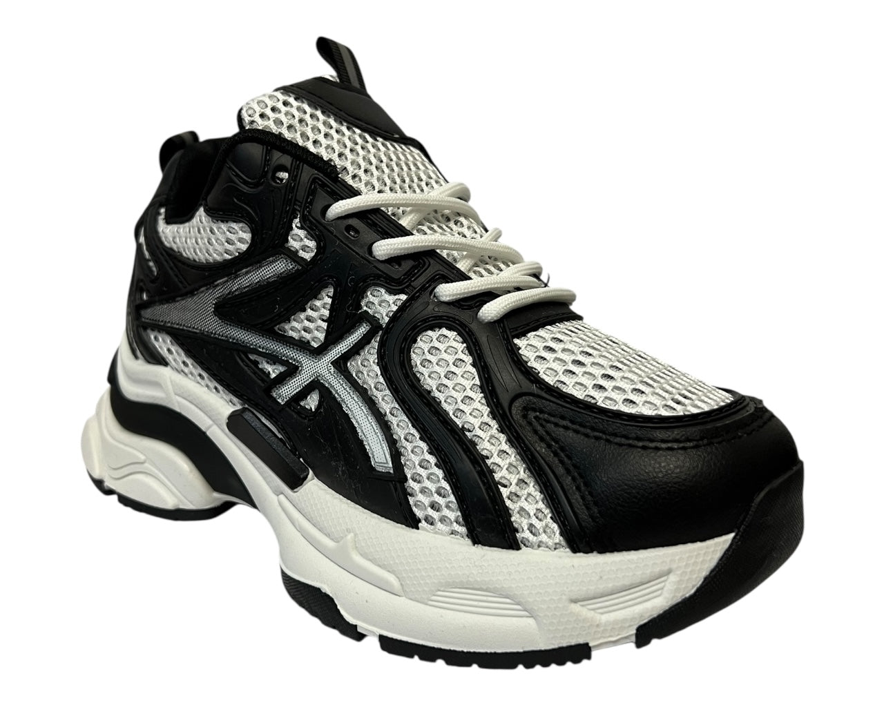 Chunky Sole Lace Up Sports Trainers