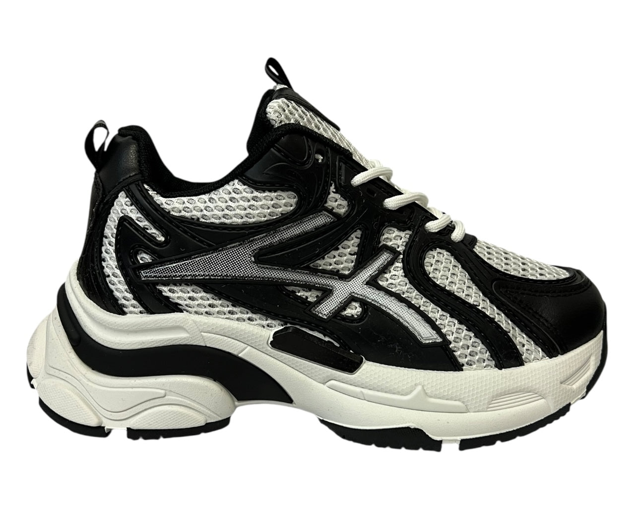 Chunky Sole Lace Up Sports Trainers