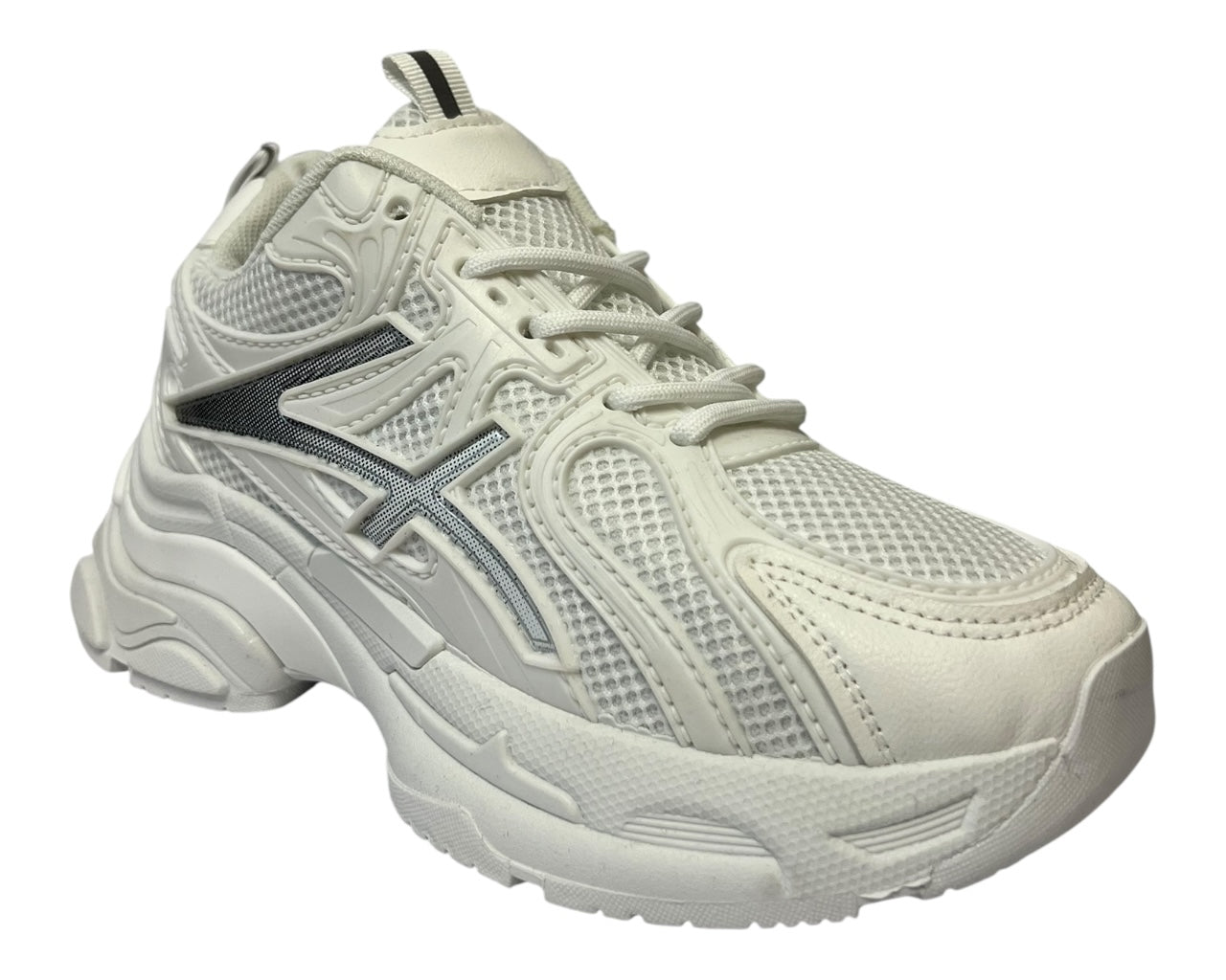 Chunky Sole Lace Up Sports Trainers