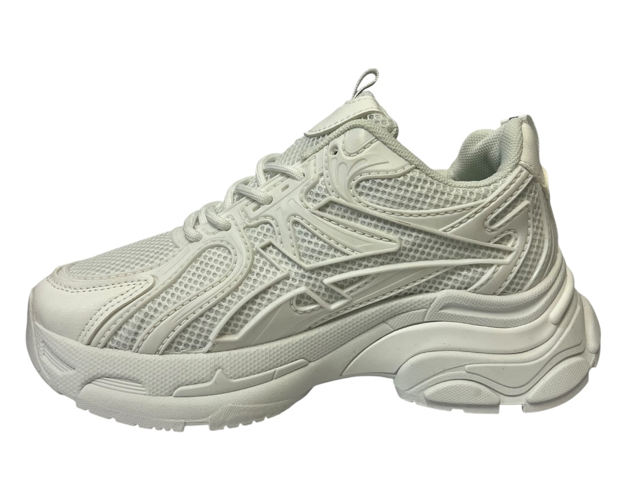 Chunky Sole Lace Up Sports Trainers
