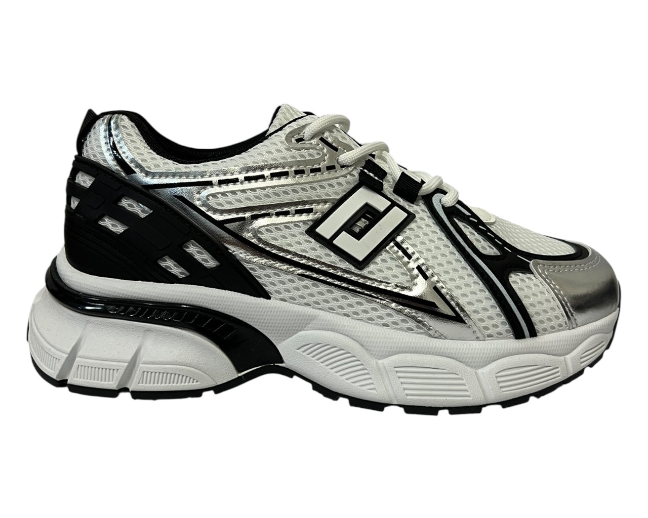 Chunky Sole Lace Up Sports Trainers