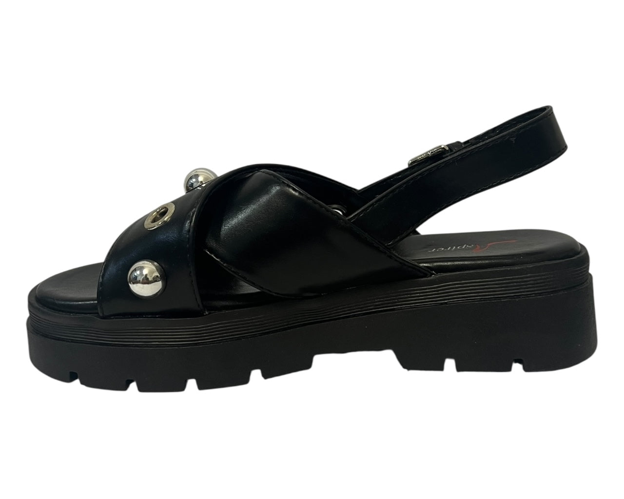 Women's Faux Leather Chunky Sole Sandals