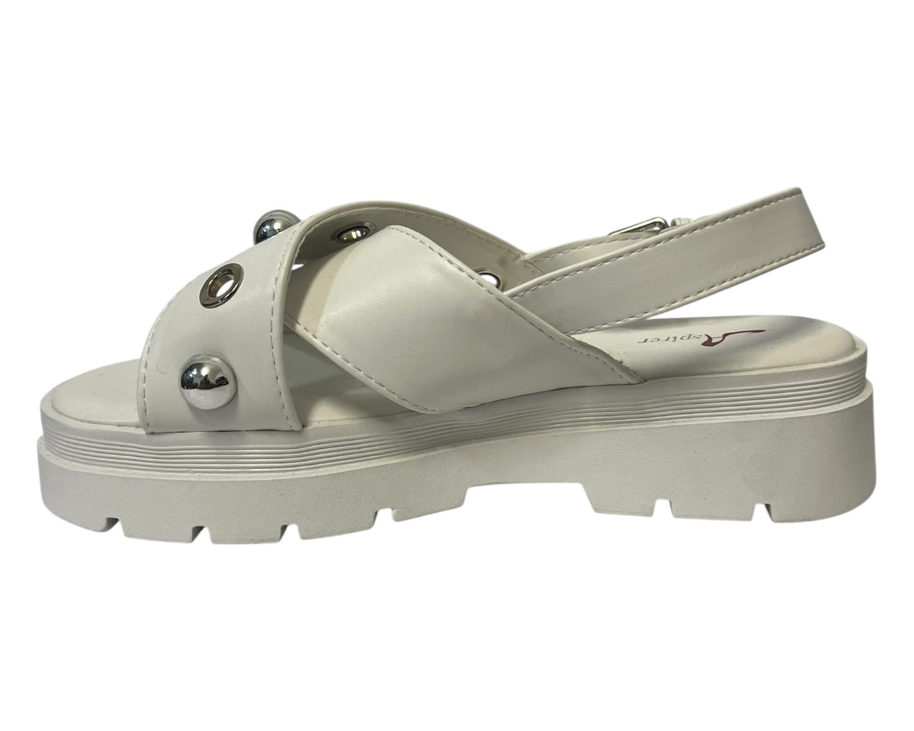 Women's Faux Leather Chunky Sole Sandals