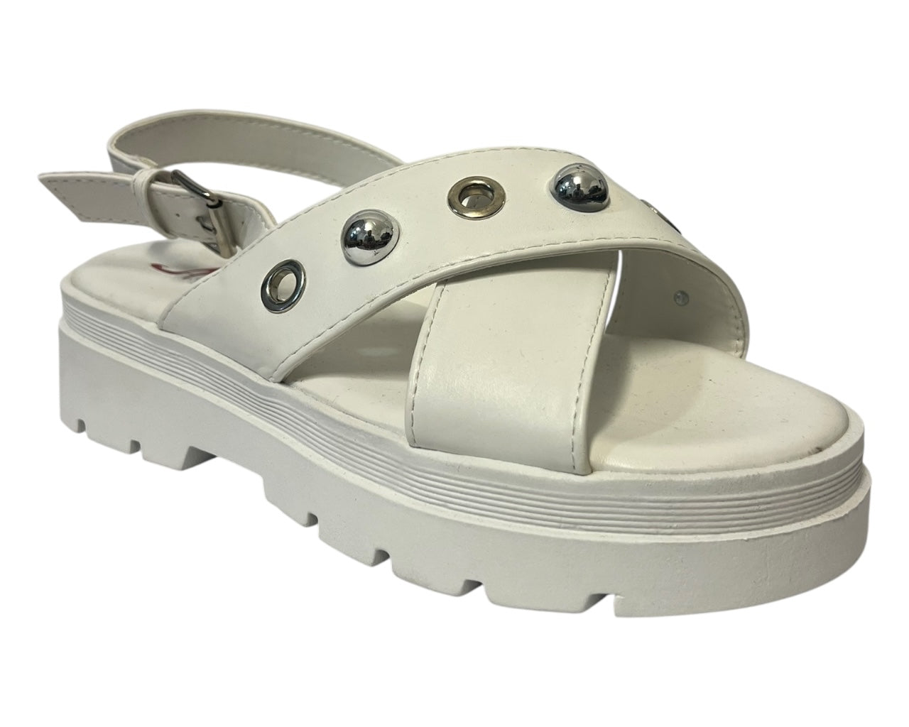 Women's Faux Leather Chunky Sole Sandals
