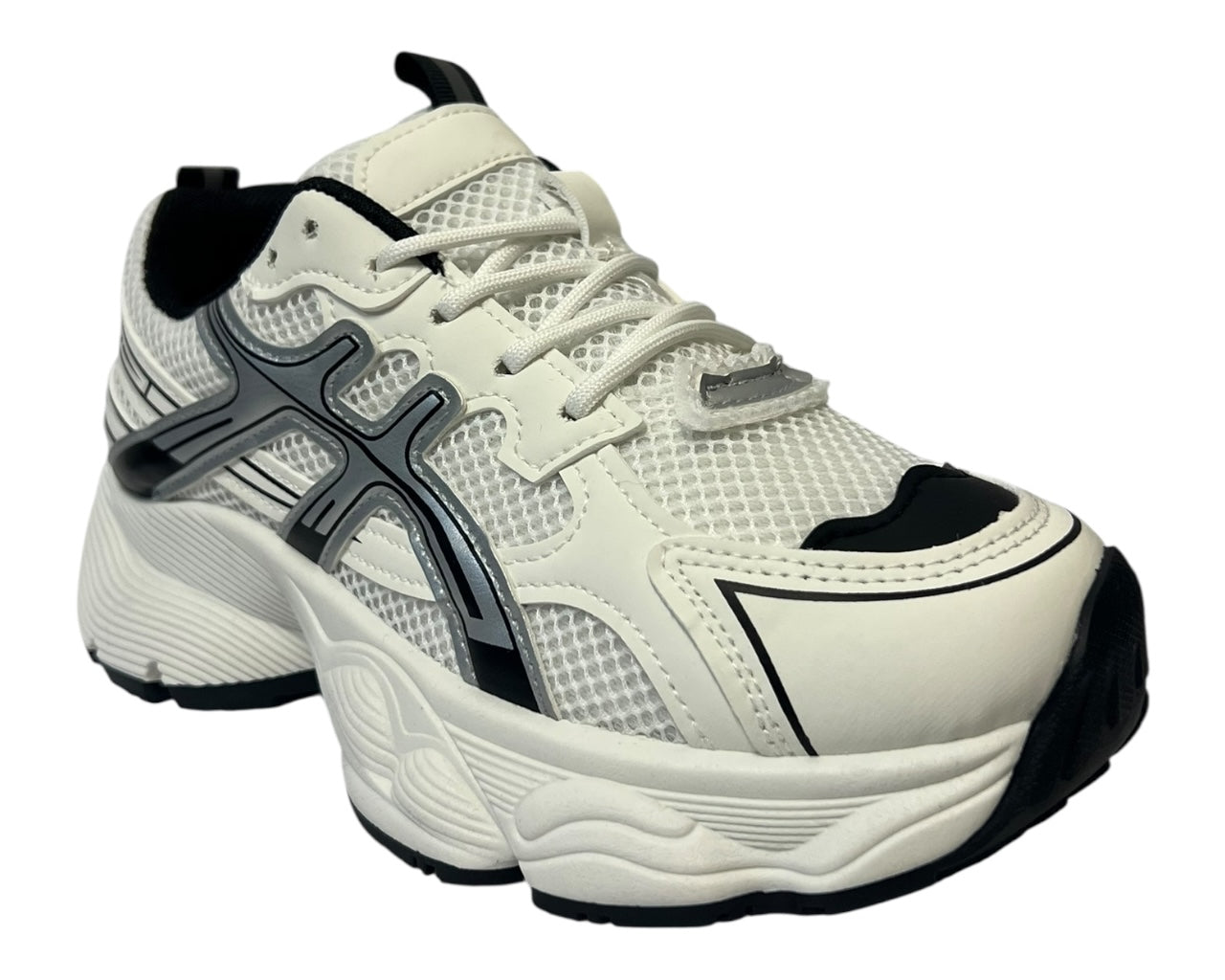 Chunky Sole Lace Up Sports Trainers