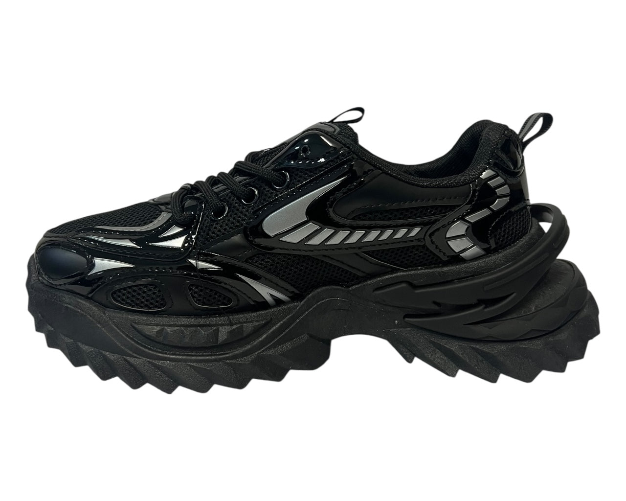 Chunky Sole Lace Up Sports Trainers