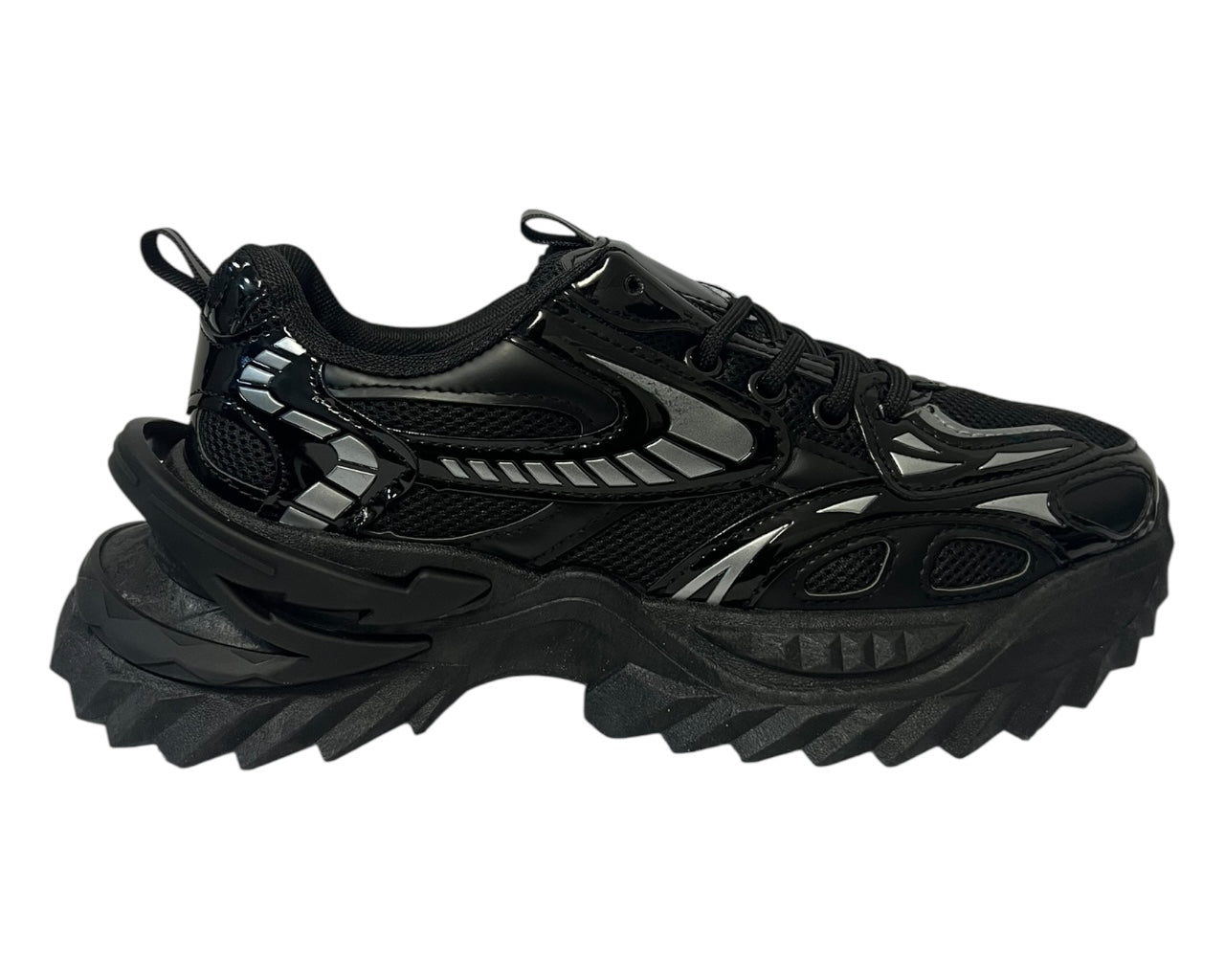 Chunky Sole Lace Up Sports Trainers