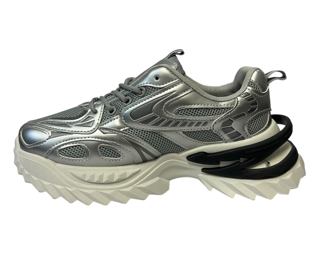 Chunky Sole Lace Up Sports Trainers