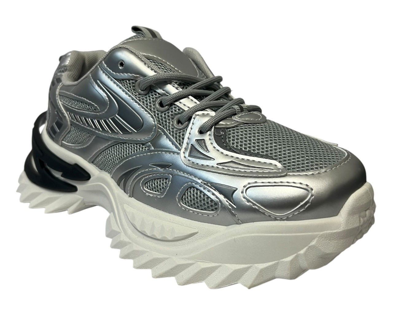 Chunky Sole Lace Up Sports Trainers