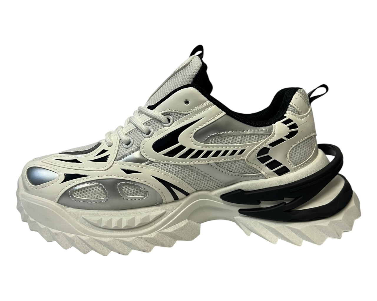 Chunky Sole Lace Up Sports Trainers