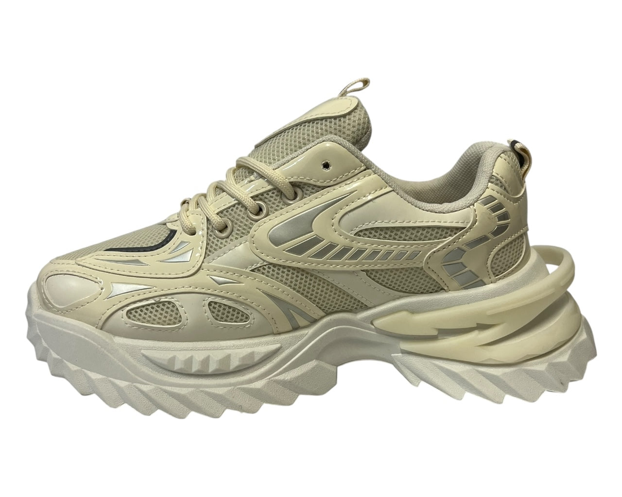 Chunky Sole Lace Up Sports Trainers