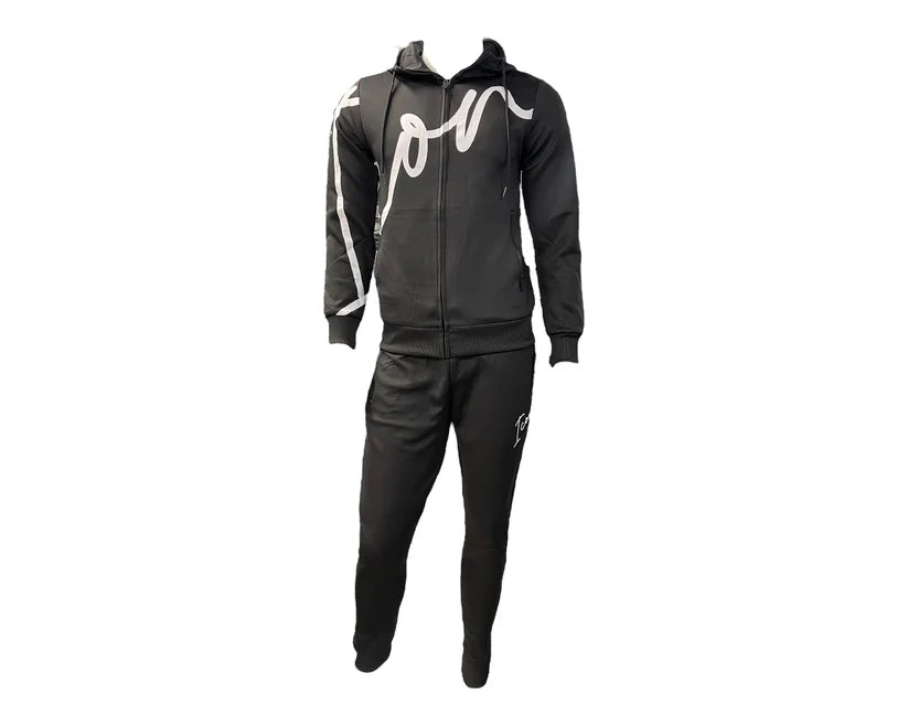 Slim Fit Full Zip Hooded Tracksuit