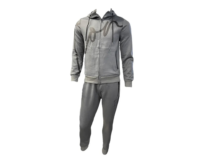 Slim Fit Full Zip Hooded Tracksuit