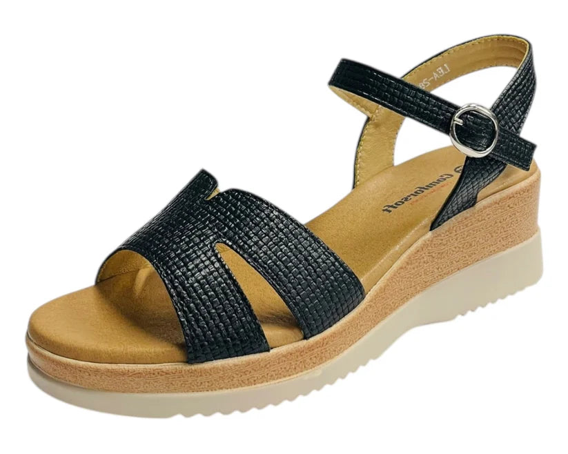 Women's Padded Insole Ankle Strap Wedge Sandals