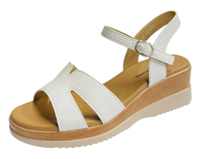 Women's Padded Insole Ankle Strap Wedge Sandals