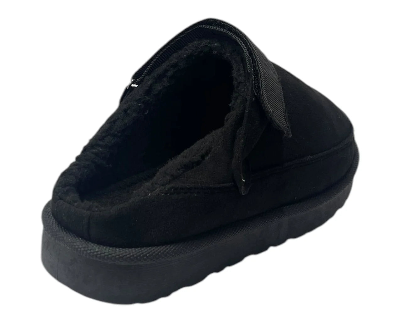 Women'sFaux Fur Lined Strap Flat Shoes