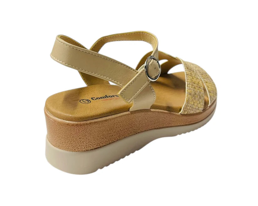 Women's Padded Insole Ankle Strap Wedge Sandals