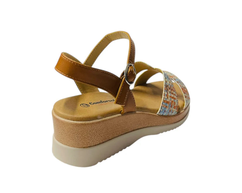 Women's Padded Insole Ankle Strap Wedge Sandals