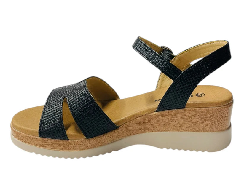 Women's Padded Insole Ankle Strap Wedge Sandals