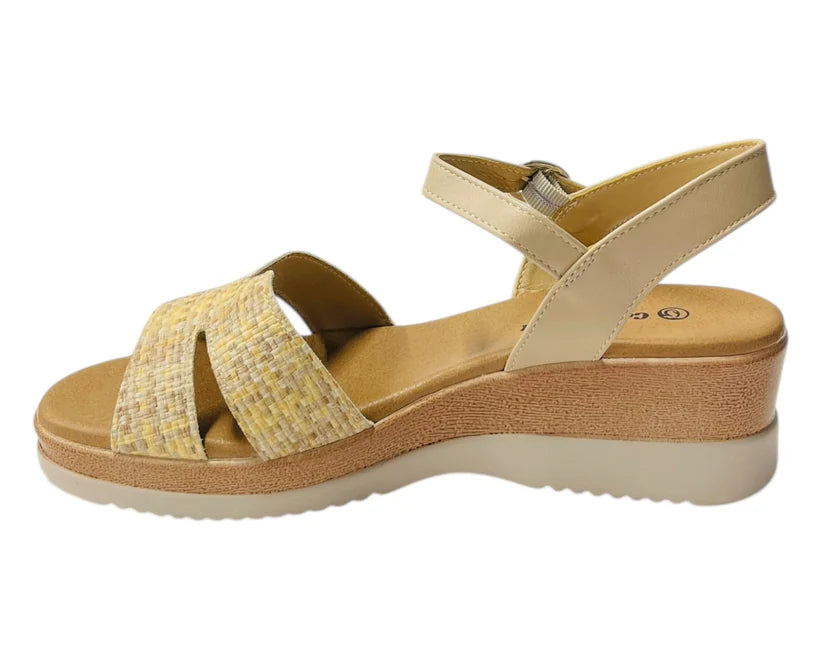 Women's Padded Insole Ankle Strap Wedge Sandals