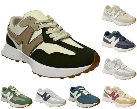 Women's Comfy Lace Up Sports Trainers