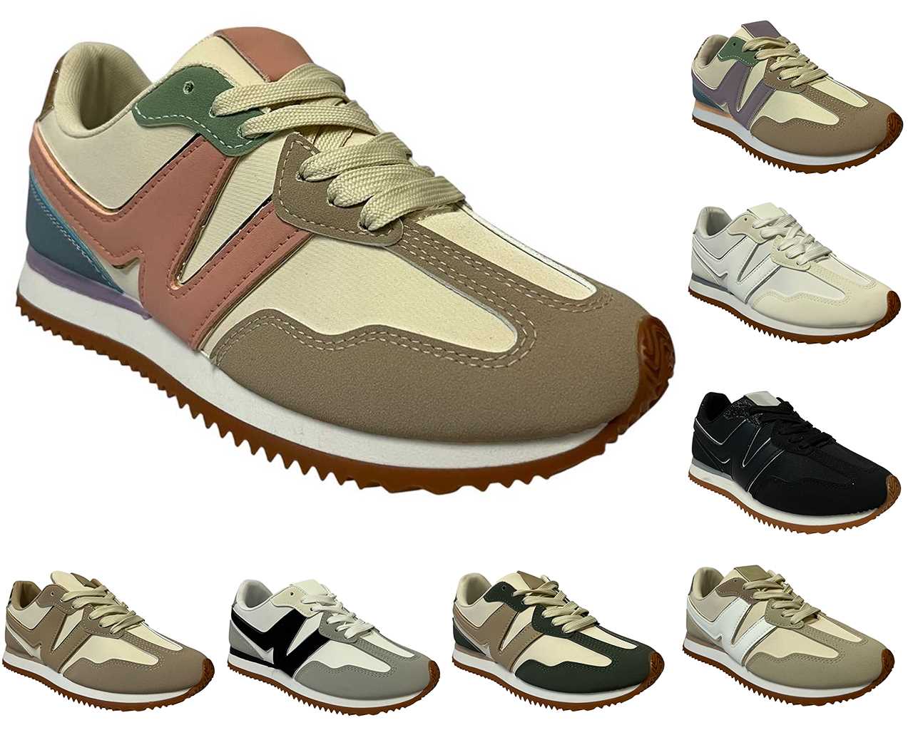 Comfy Lace Up Sports Trainers