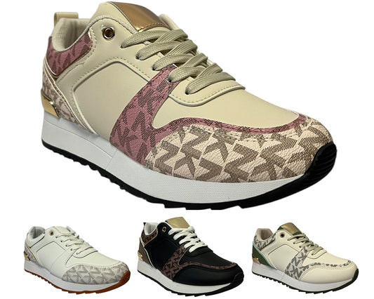 Women's Casual Comfy Lace Up Trainers